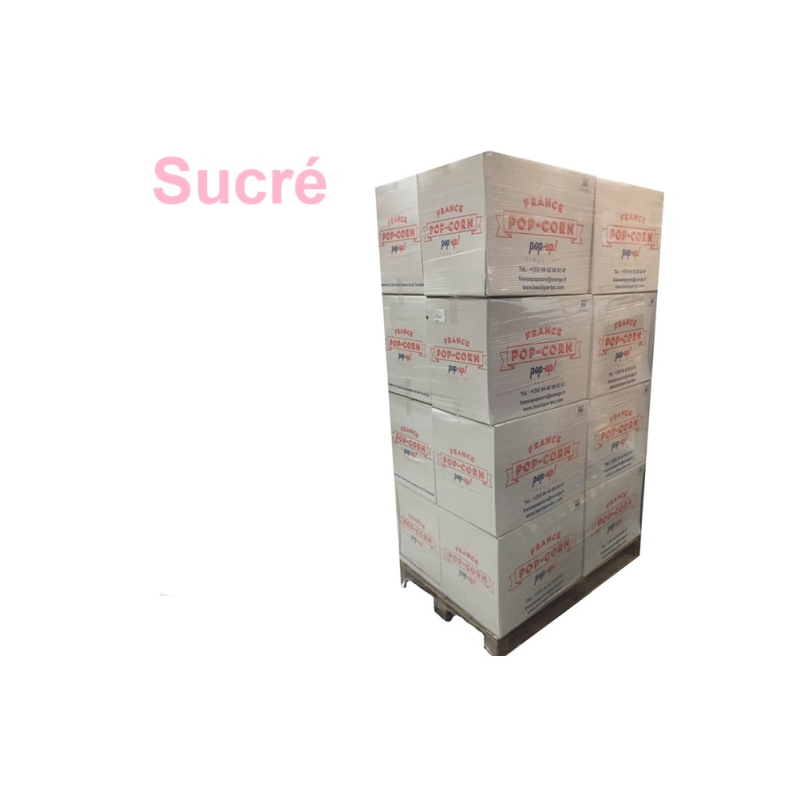 Pop-corn sucré vrac palette