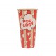 Gobelets pop-corn ronds  24 oz soit 71cl