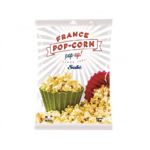 Palette pop-corn salé 70 g palette de 16 cartons de 24 sachets