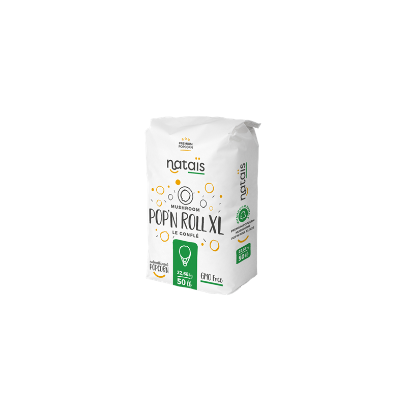 Maïs grain Nataïs PopNRoll 22.68 kg palette de 15 sacs