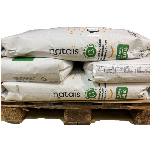 Maïs grain Nataïs PopNRoll palette de 15 sacs de 22.68 kg
