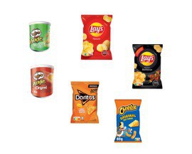 Produits salés, doritos