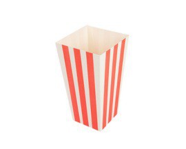 Gobelets pop-corn carrés 1,2,3 litres